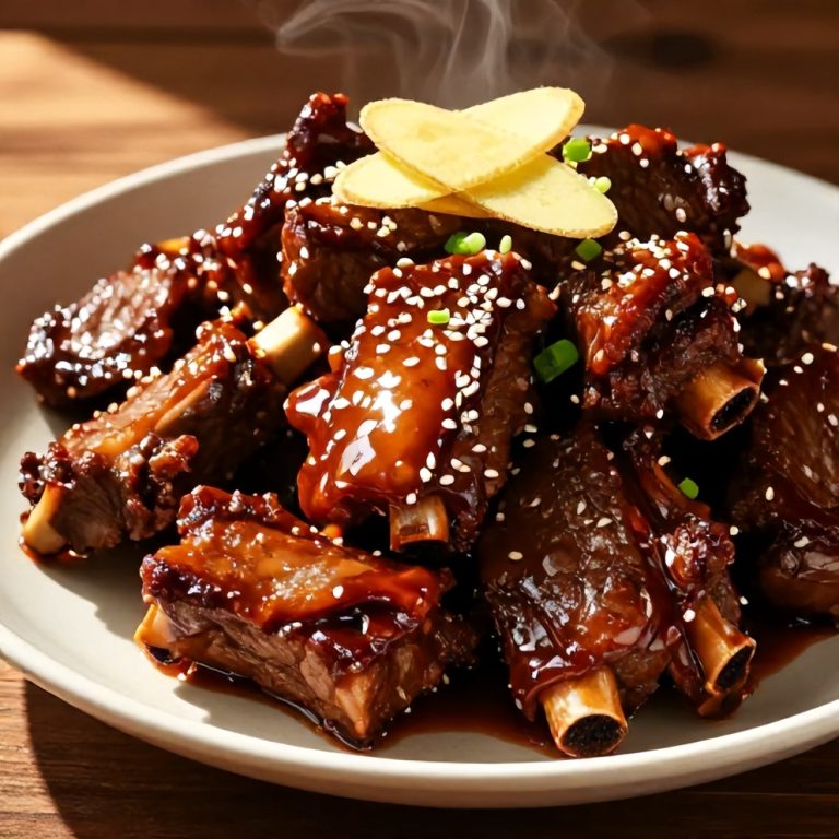 best Korean braised beef short ribs