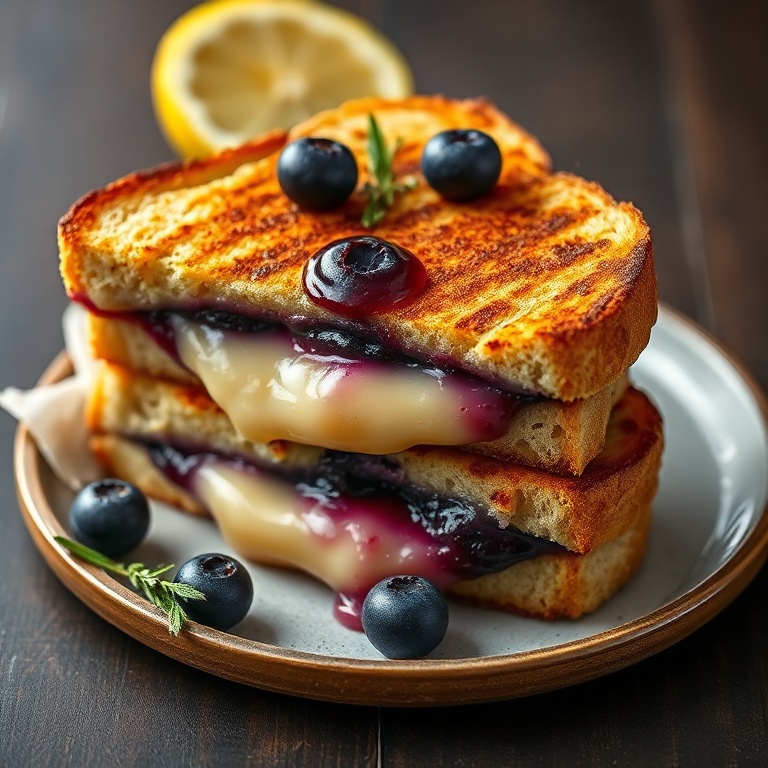 Blueberry Grilled Cheese