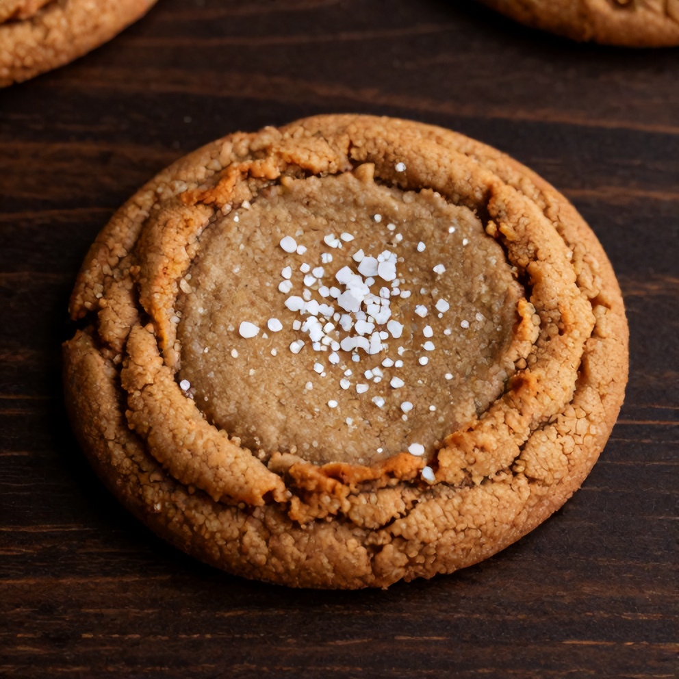 Plated Brown Butter Coffee Toffee Cookies