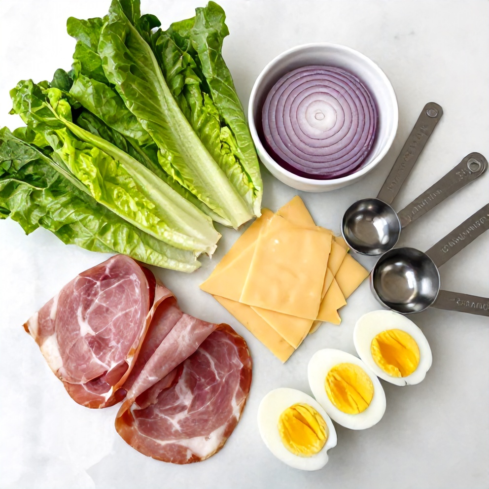 Raw ingredients for Columbia 1905 Salad