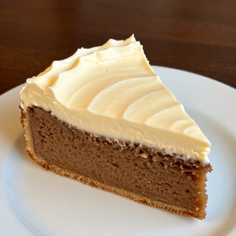 Sliced Brown Sugar Chai Cake with Cream Cheese Frosting