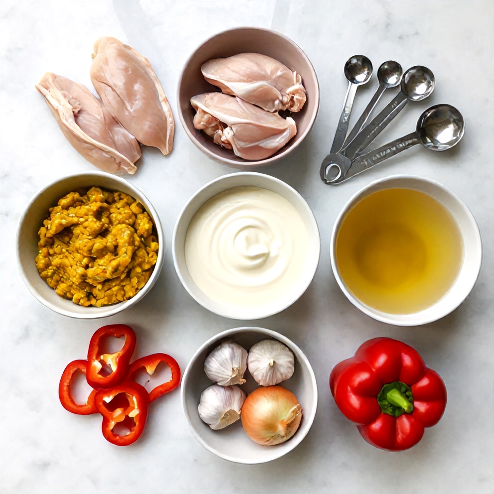 Ají Amarillo Chicken Ingredients