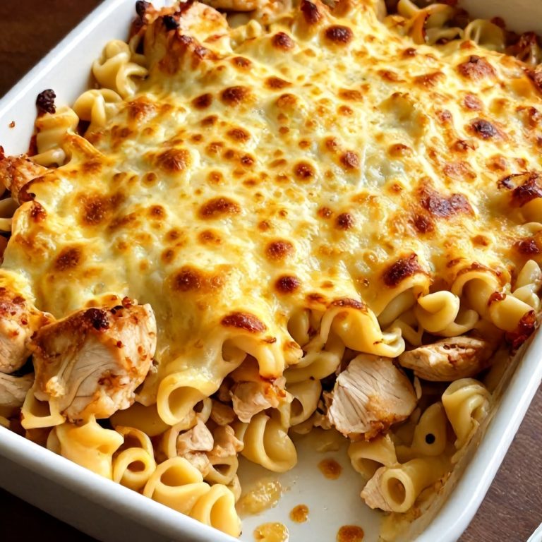 creamy baked chicken tetrazzini