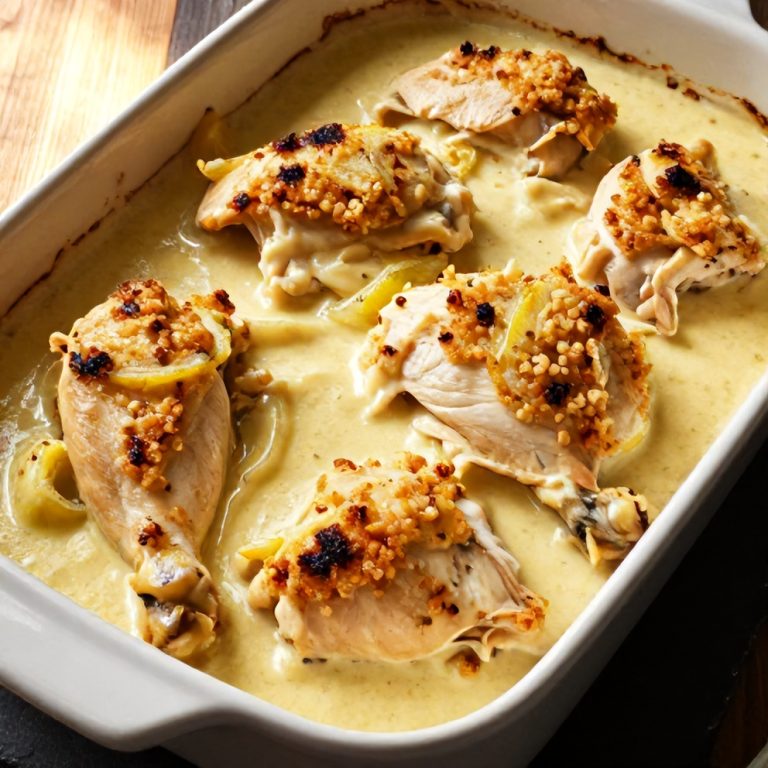Creamy Baked Lemon Butter Chicken