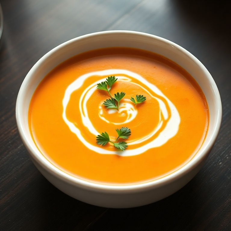 creamy carrot ginger soup