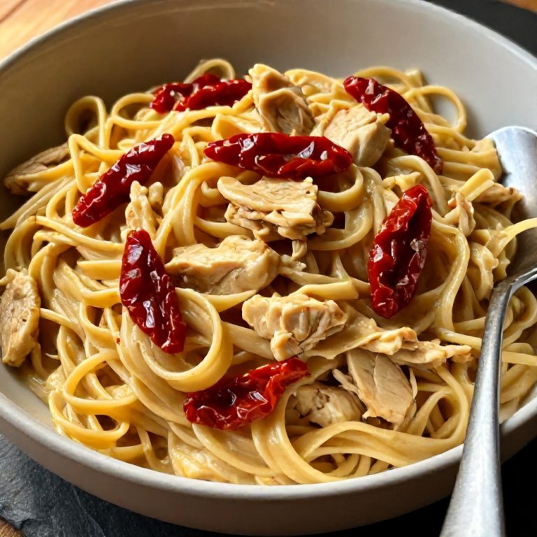 Creamy Chicken Pasta with Sun-Dried Tomatoes