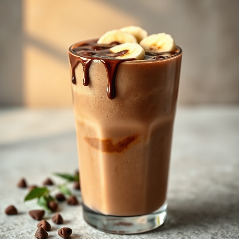 Creamy Chocolate Banana Smoothie