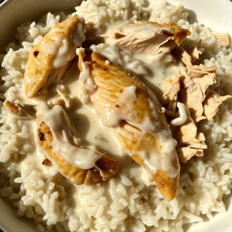 creamy coconut chicken brothy rice