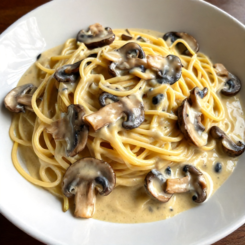 Creamy Italian Mushroom Carbonara