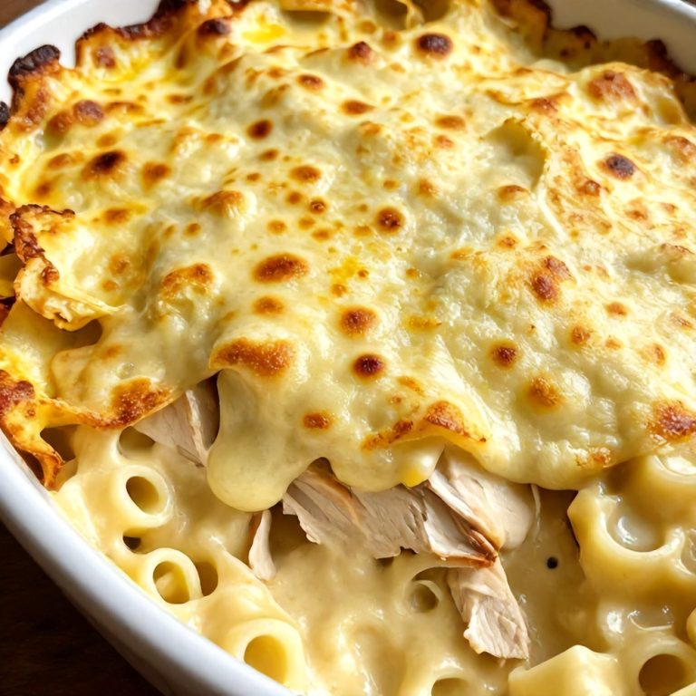 Creamy Lemon Chicken Pasta Bake