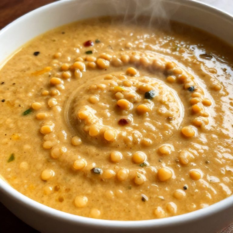 Creamy Moroccan Harissa Lentil Soup