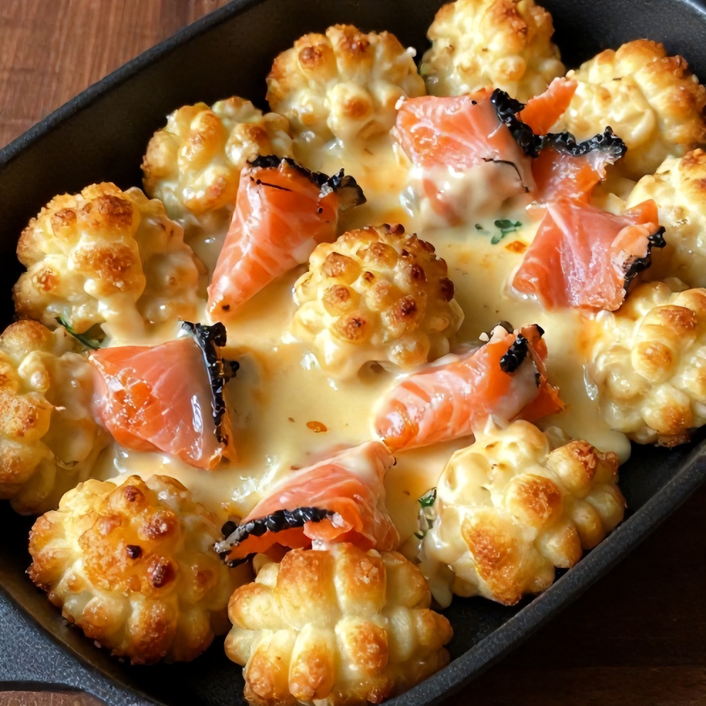 creamy smoked salmon gnocchi