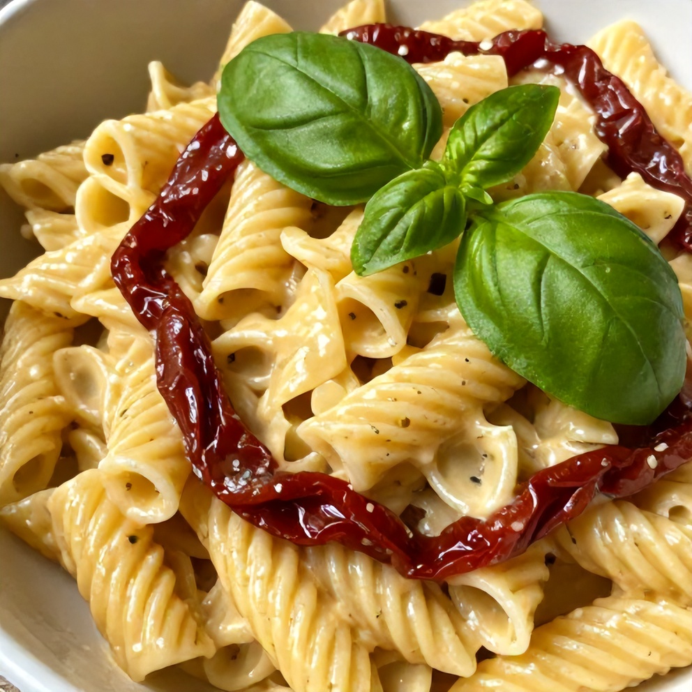 vegan sun dried tomato pasta