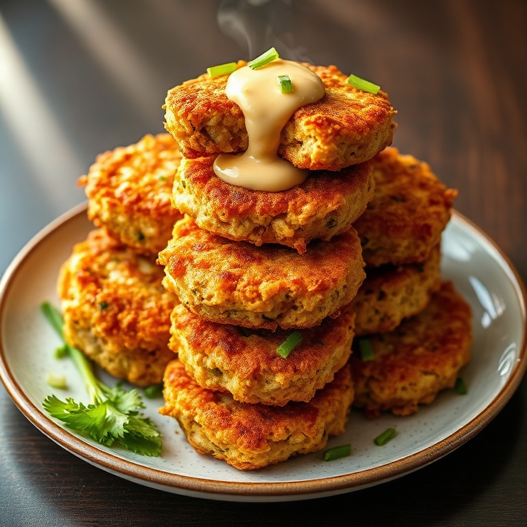 crispy Asian tuna cakes