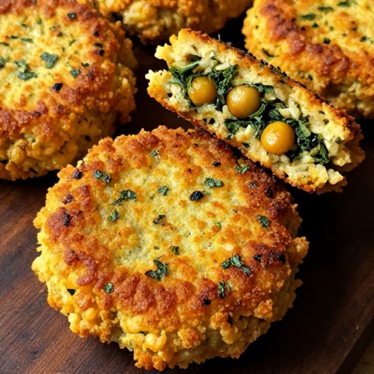 crispy baked chickpea patties