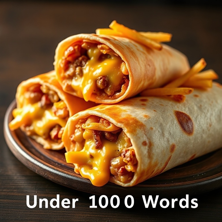 Crispy Cowboy Burritos