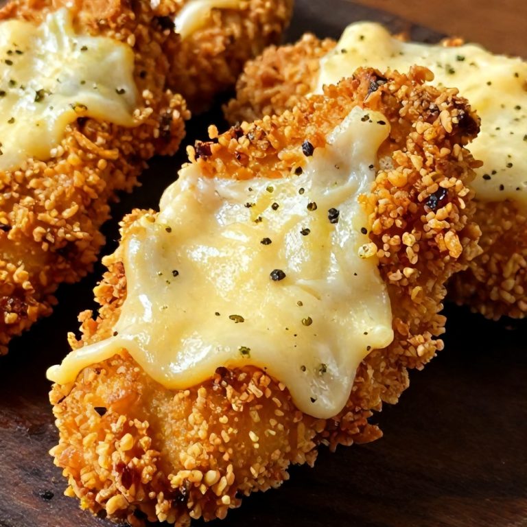 Crispy Dill Pickle Parmesan Chicken