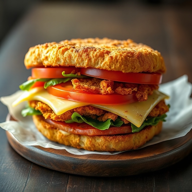 Crispy Fried Green Tomato BLT