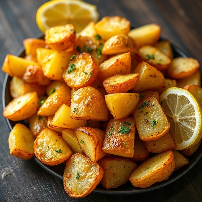 Crispy Greek Potatoes