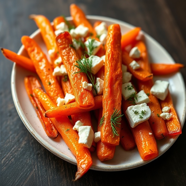 Crispy Honey Roasted Carrots