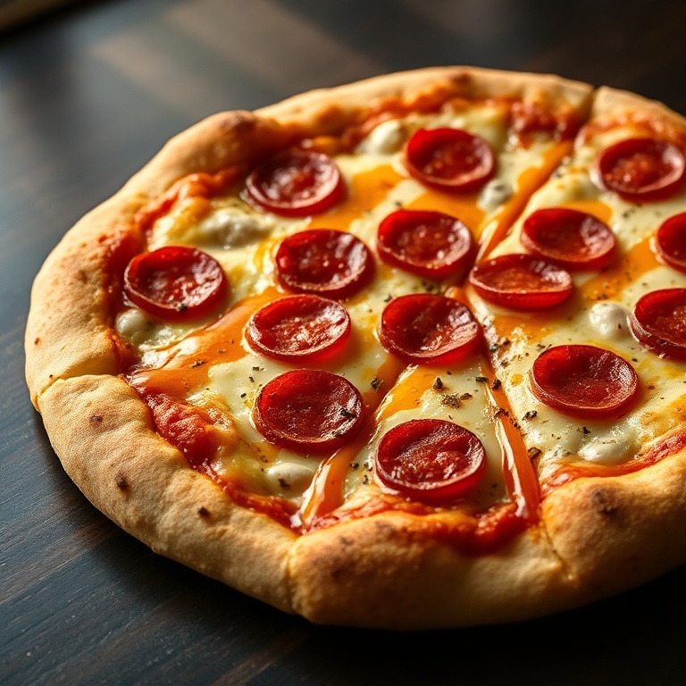 Crispy Hot Honey Pepperoni Pizza