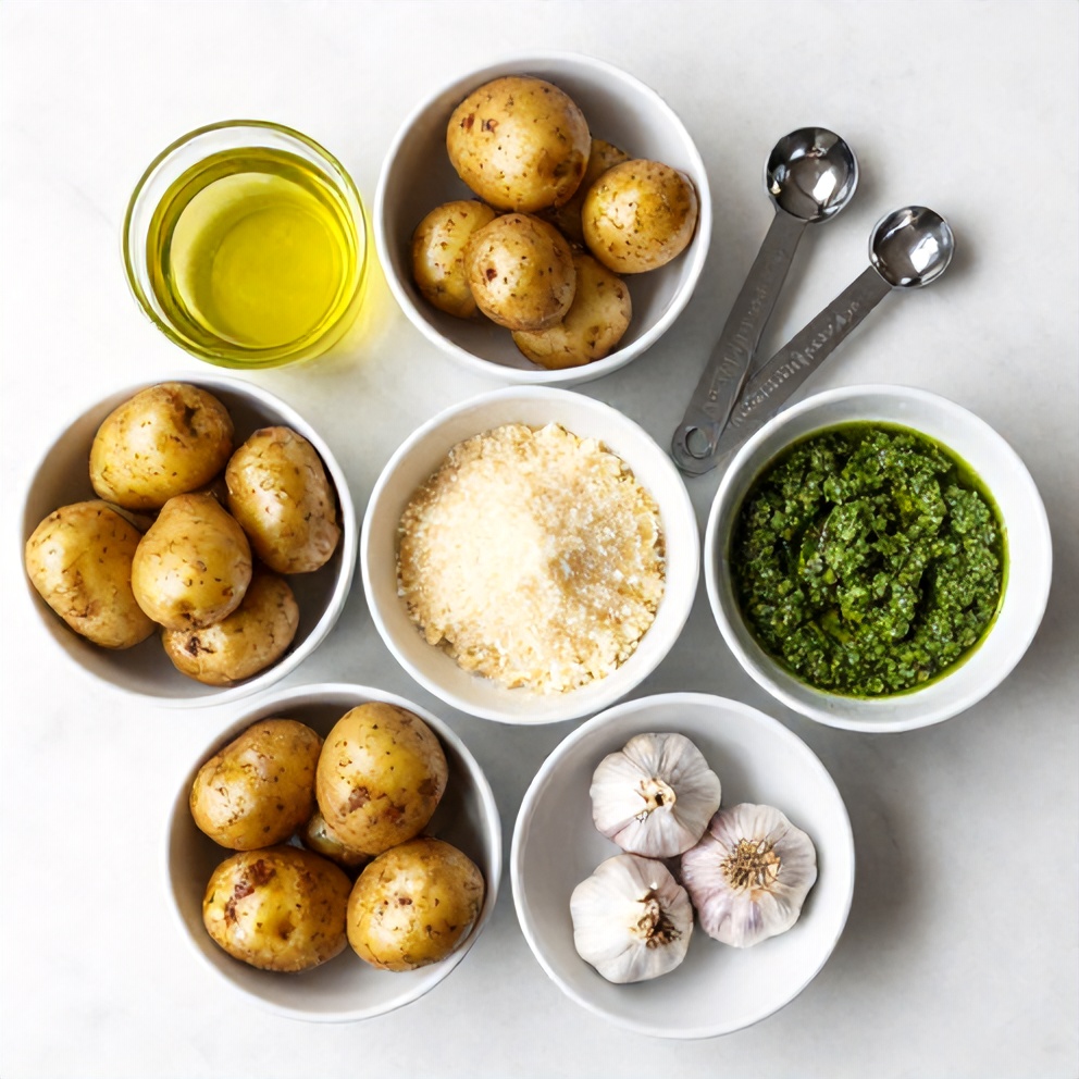 Parmesan Pesto Roasted Potatoes Ingredients