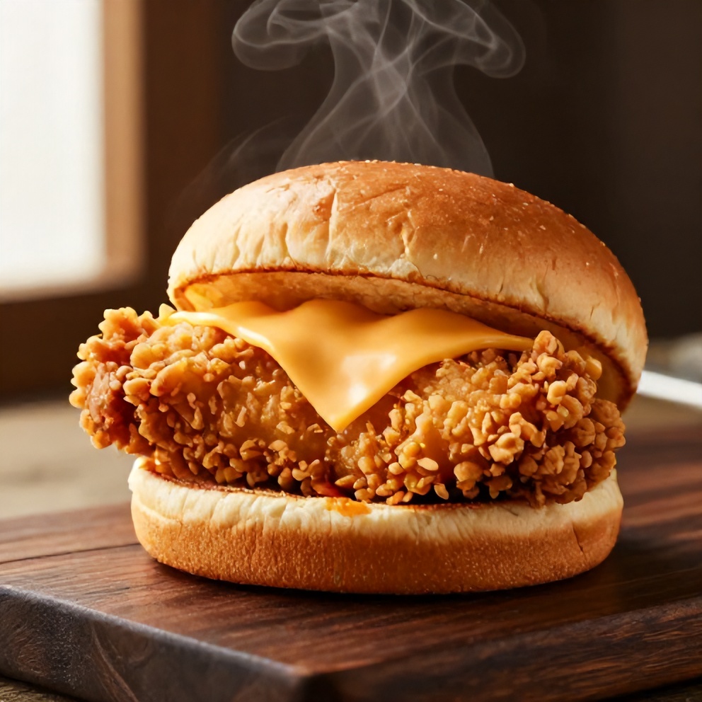 Thai fried chicken sandwich