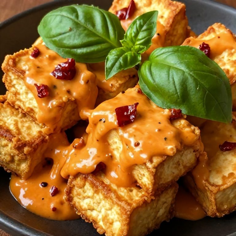 crispy tofu sun-dried tomato sauce