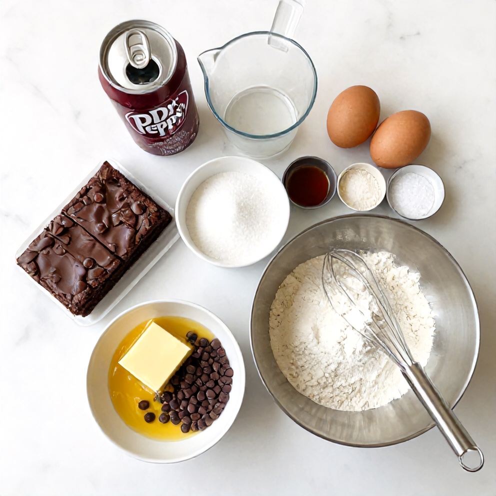 Dr Pepper Brownies Ingredients