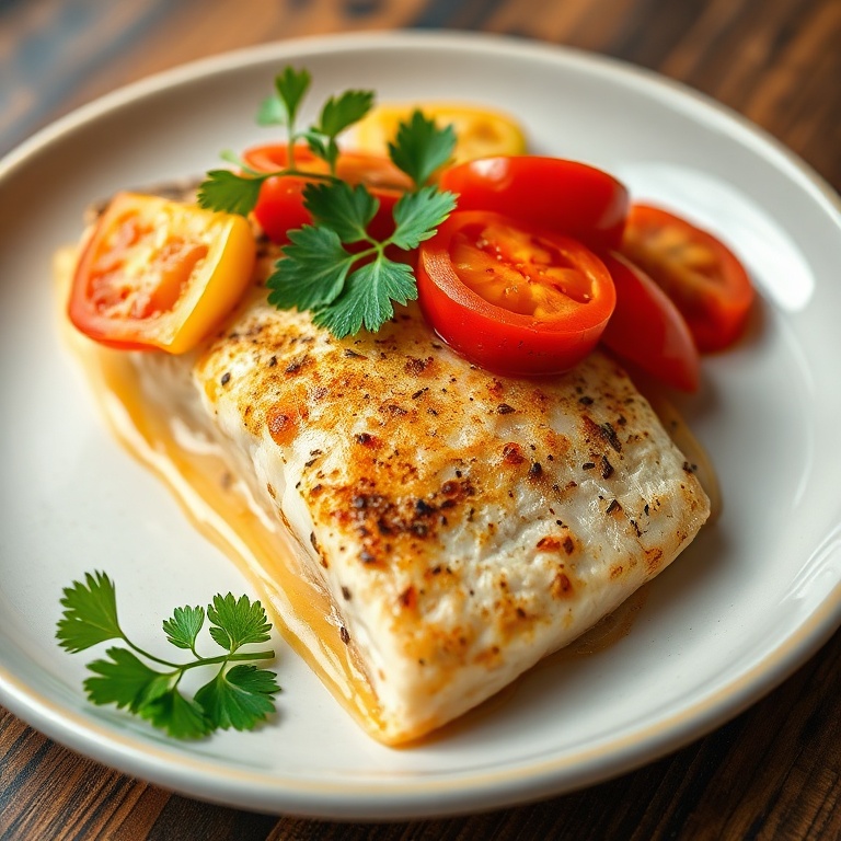 Easy Baked Fish with Veggies