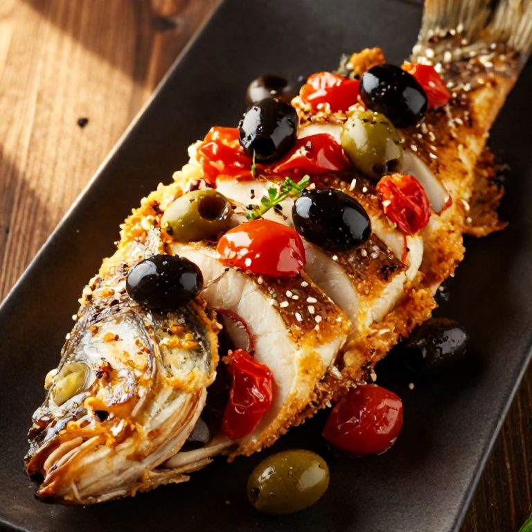 easy baked sea bass