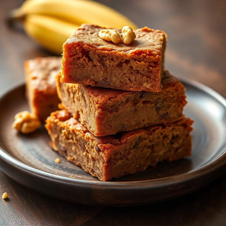 easy banana bread brownies