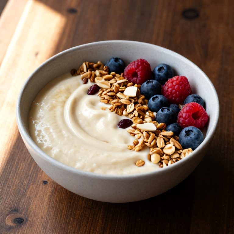 Easy Banana Peanut Butter Oat Smoothie Bowl