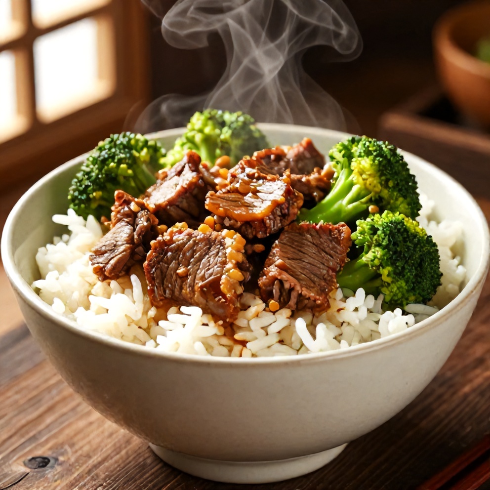 Beef and Broccoli Rice Bowls