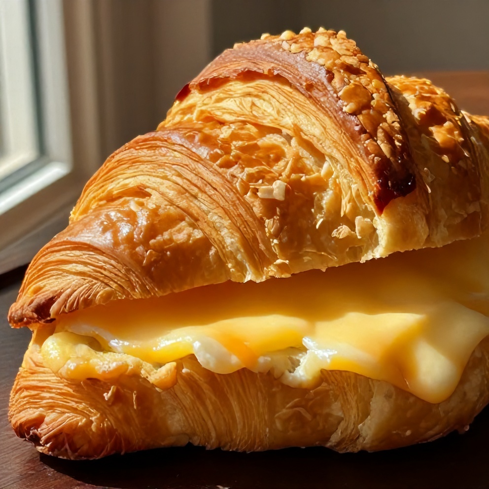 Easy Breakfast Croissant Sandwiches
