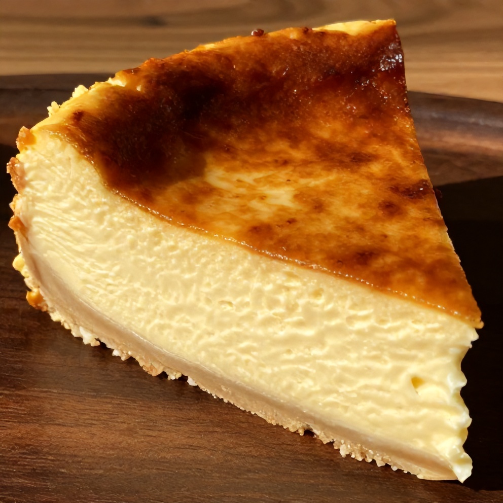 Easy Burnt Basque Cheesecake