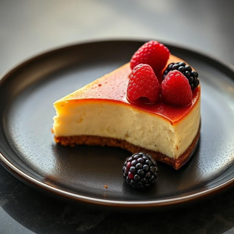 Easy Burnt Basque Cheesecake