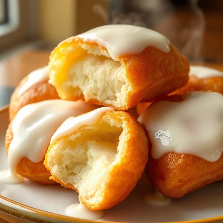Easy Buttermilk Glazed Beignets