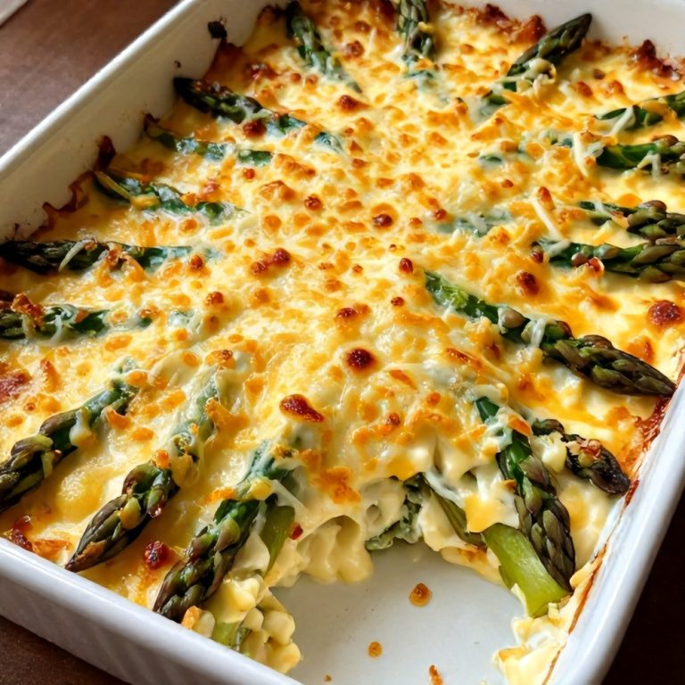 Easy Cheesy Asparagus Casserole