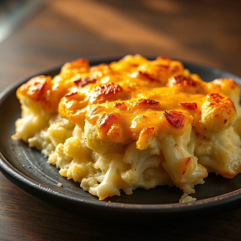 Easy Cheesy Cauliflower Casserole