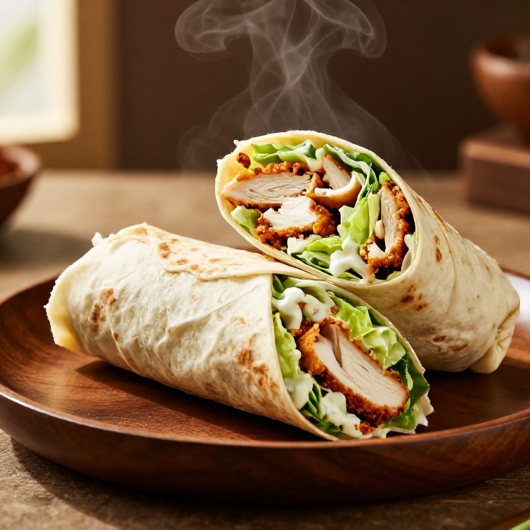 Easy Chicken Caesar Wrap