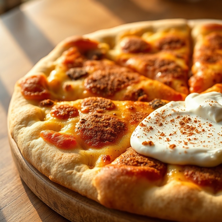 Easy Cinnamon Sugar Pizza
