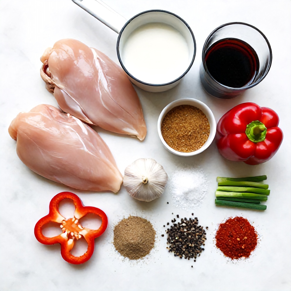 Ingredients for Easy Coconut Chicken