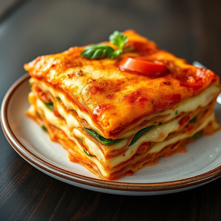 Easy Cottage Cheese Vegetable Lasagna
