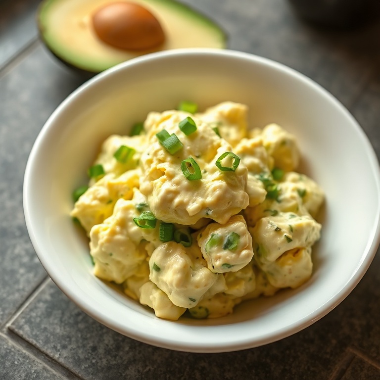 Creamy Avocado Egg Salad for Easy Lunch