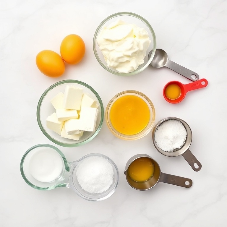 Ingredients for Easy Creamy Cottage Cheese Egg Salad