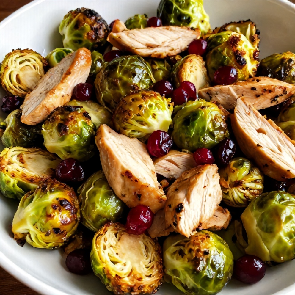 Chicken Brussels Sprout Salad