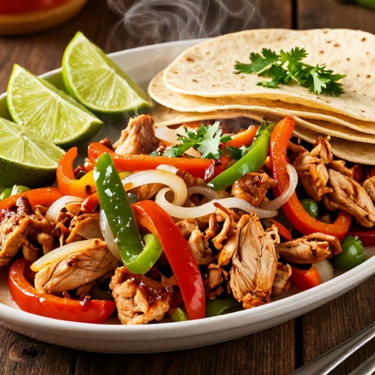 easy crockpot chicken fajitas