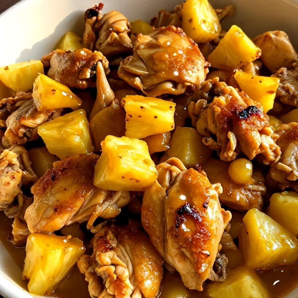 Easy Crockpot Hawaiian Chicken