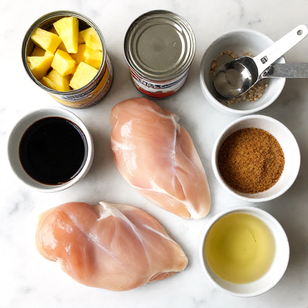 Crockpot Hawaiian Chicken Ingredients